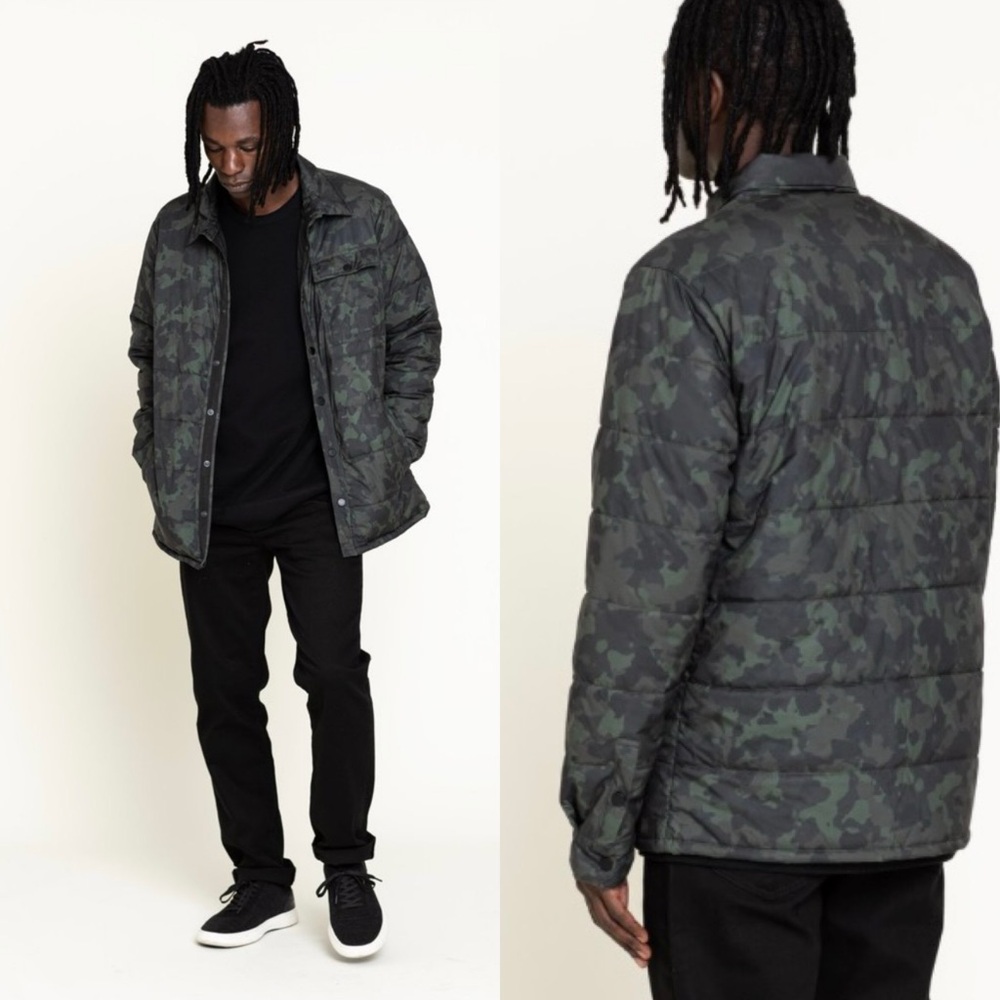 Baro The Station M Camouflage Insulated Puffer Jacket - L